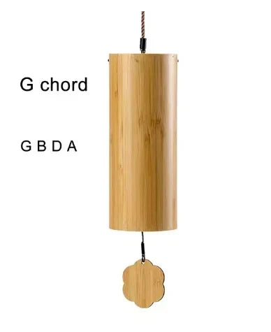 Afralia™ Bamboo Chord Wind Chimes: Handmade Musical Outdoor Decor for Garden and Home