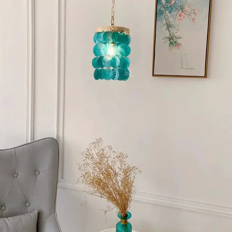 Afralia™ Shell Pendant Light for Hallway Living Room Bedroom Ambient Lighting