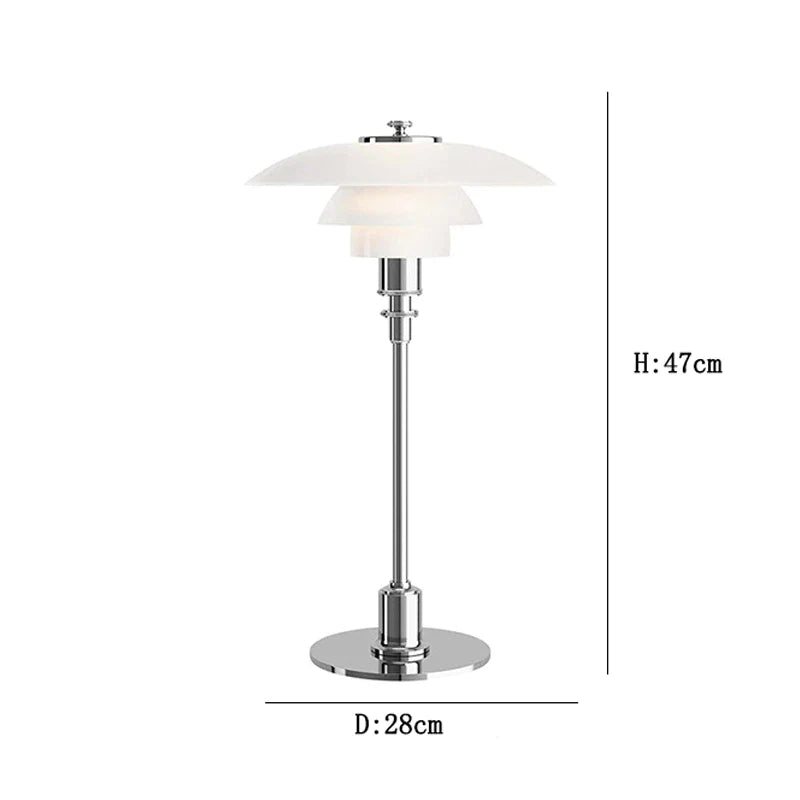 Afralia™ Glass Desk Lamp: Modern Nordic Table Lamp for Home, Office, or Hotel