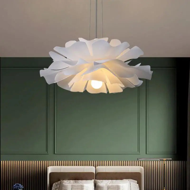 Afralia™ Nordic Ins Girls Room Chandelier: Creative Designer Warm Living Dining Flower Lamp