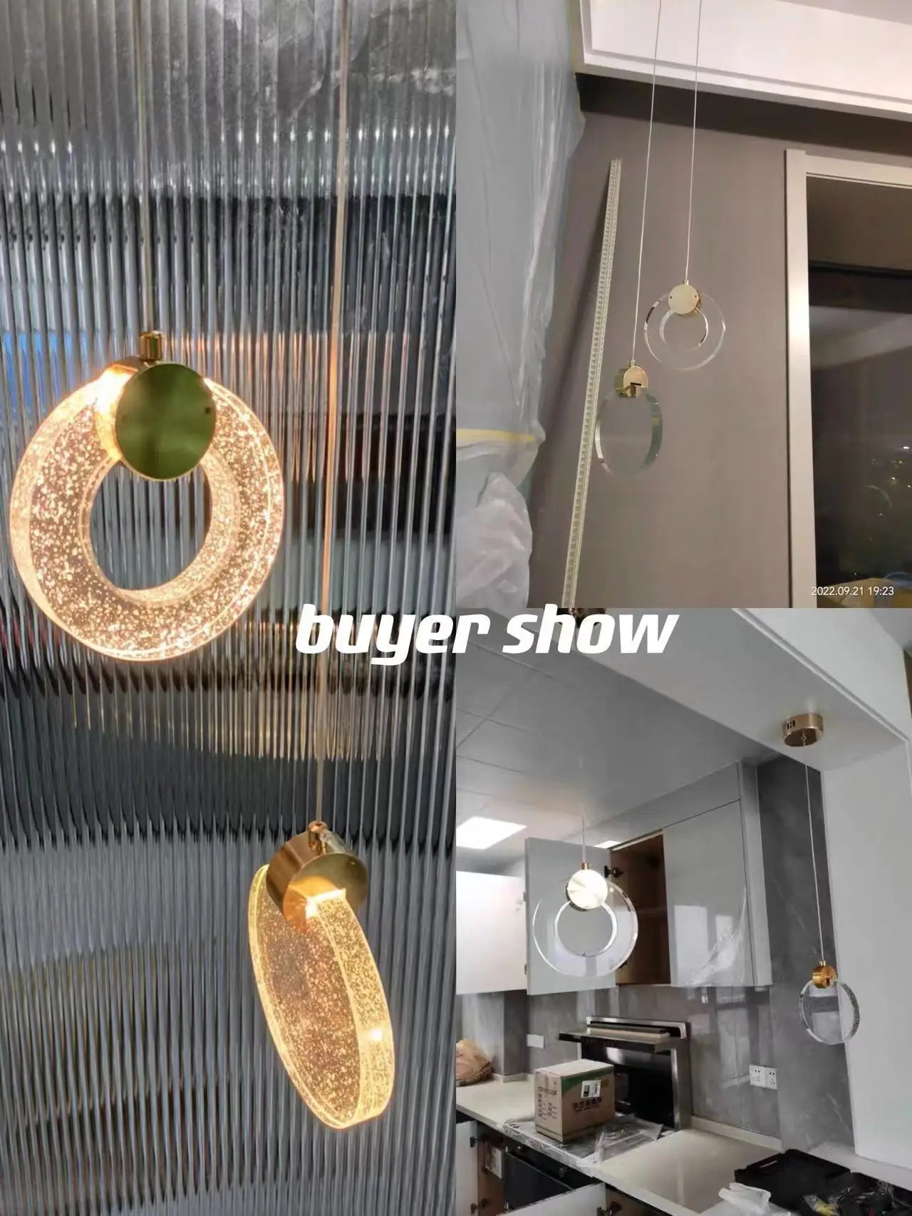 Afralia™ Modern Crystal Pendant Light for Bedroom and Living Room Decor