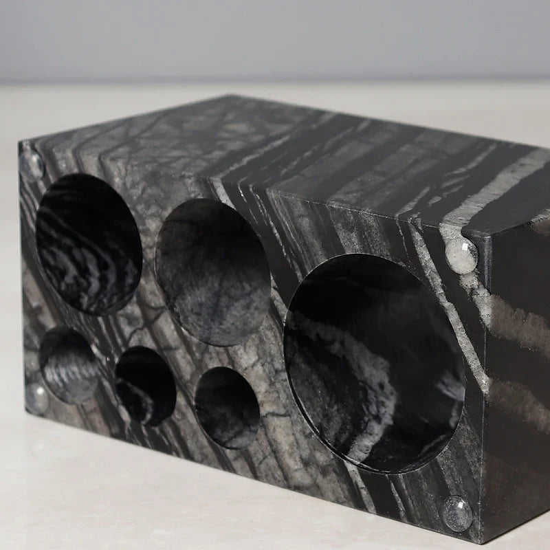 Marble Toothbrush Holder Cup Mug for Family Bathroom by Afralia™