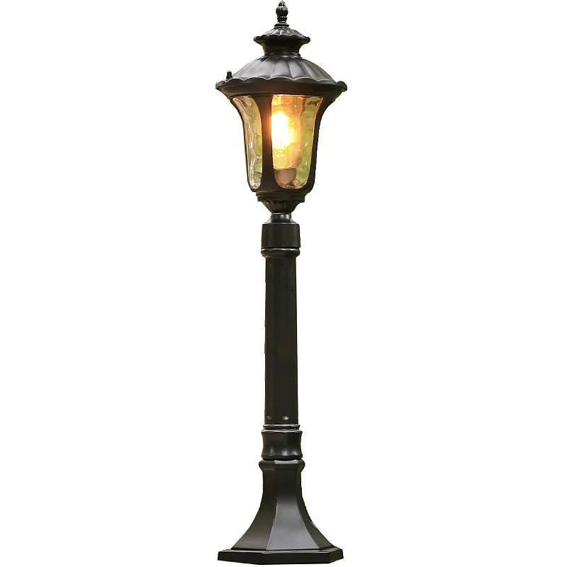 Afralia™ Retro Lawn Lights High Pole Street Lamp for Outdoor Yard and Garden