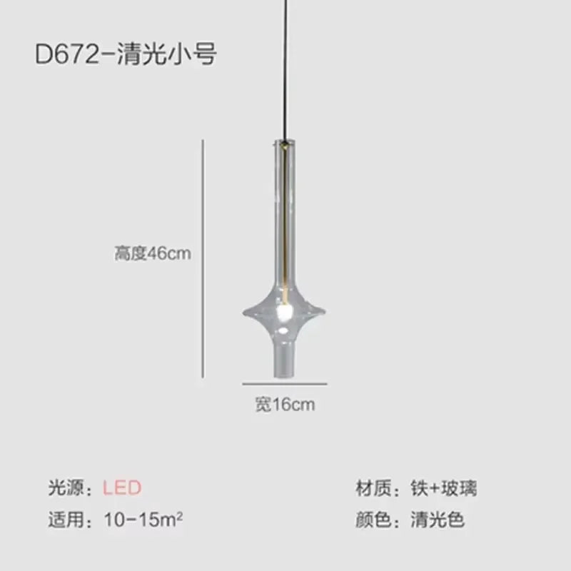 Afralia™ Luxury Glass Pendant Light for Modern Nordic Loft Kitchen Bedroom Lighting