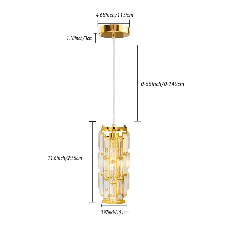 Afralia™ Mini Crystal Chandelier Black Chrome 3-Light for Dining Room Bedroom