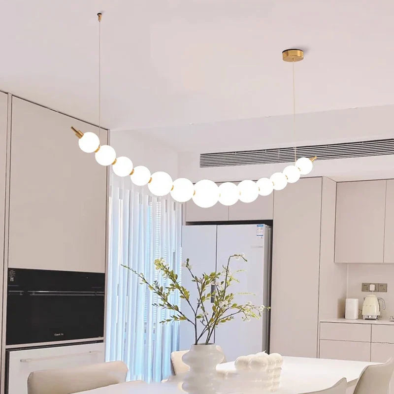 Afralia™ Modern LED Pendant Chandelier for Living and Dining Rooms