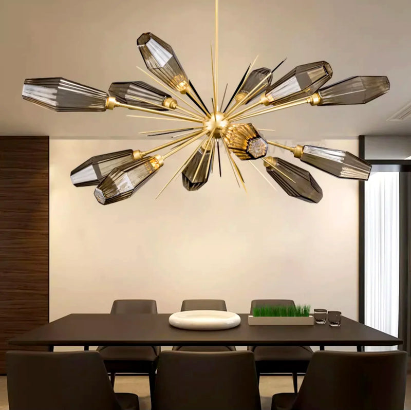 Afralia™ Modern Indoor LED Chandeliers for Living Room Pendant Lights