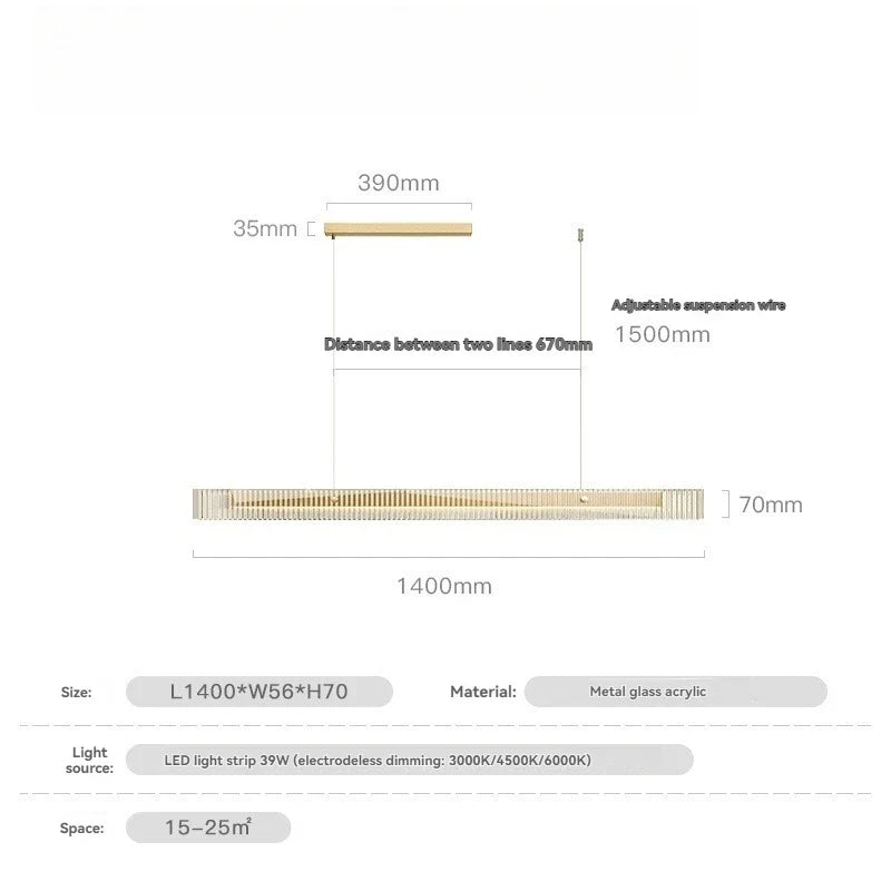 Afralia™ Gold Black Glass Pendant Light for Dining Room, LED Living Room Ceiling Decor