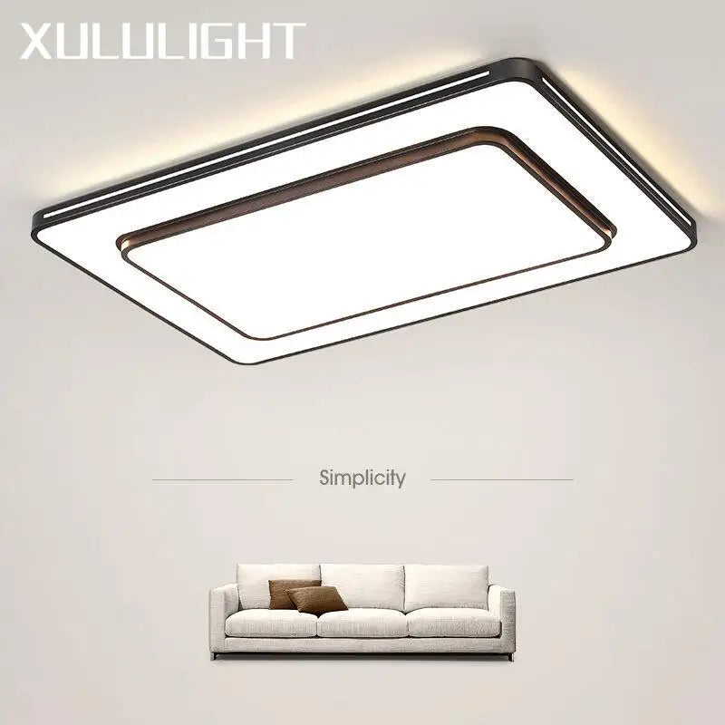 Afralia™ Modern LED Ceiling Chandelier for Dining Room & Living Room