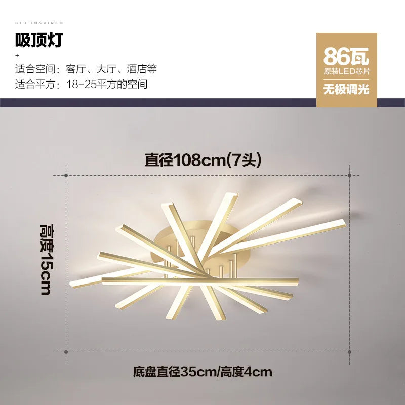 Afralia™ Modern Acrylic Ceiling Chandelier | Indoor Wrought Iron Decorative Lighting for Home