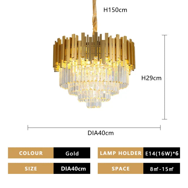 Afralia™ Crystal Pendant Chandelier for Modern Luxury Décor.