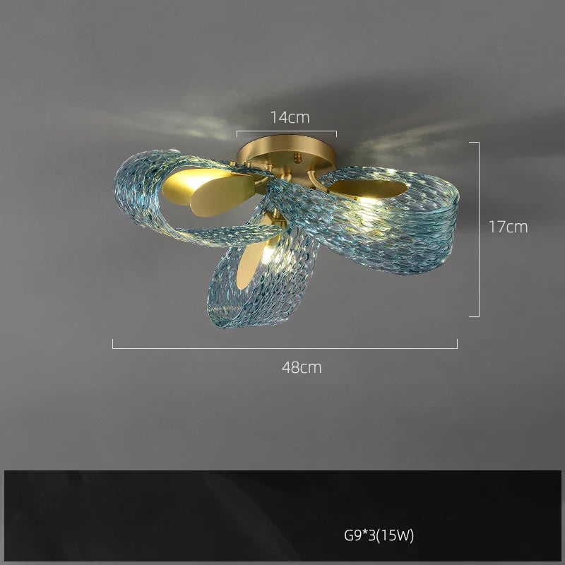 Afralia™ G9 LED Copper Pendant Light for Foyer & Dining Room