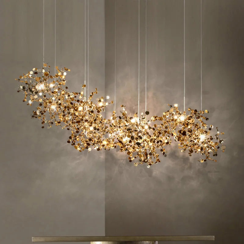 Afralia™ LED Chandelier: Modern Simplicity for Living, Dining Room, Kitchen, Bedroom - Home Decor Light Fixture