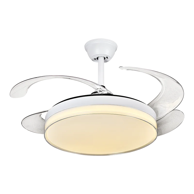 Afralia™ LED Ceiling Fans with Remote Control for Indoor Lighting