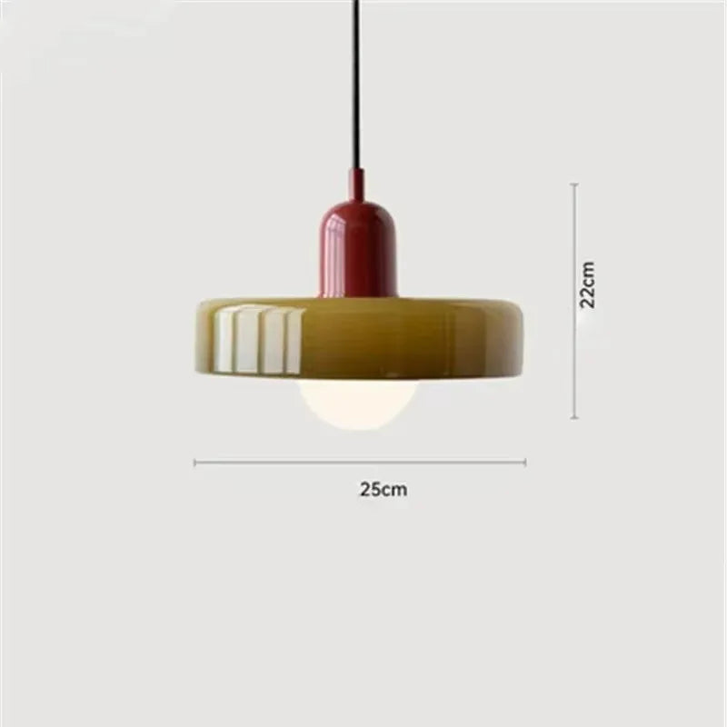 Afralia™ Nordic Glass Chandelier for Home Decor Hanging Lighting Fixtures