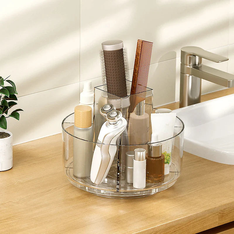 Afralia™ Acrylic Makeup Organizer for Cosmetics Brushes Home Organization