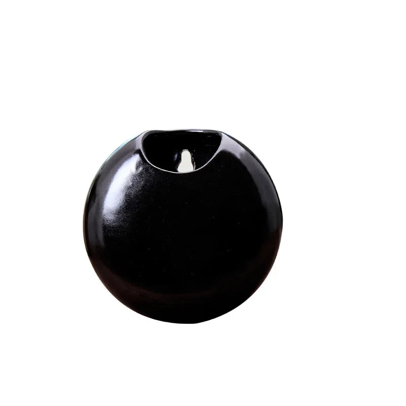 Afralia™ Round Wall Hanging Vase for Stylish Floral Arrangements