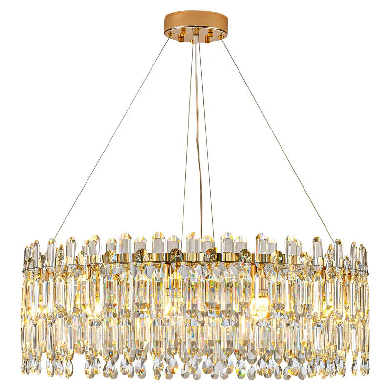 Afralia™ Crystal Pendant LED Chandelier | Home Decor Ceiling Light Fixture