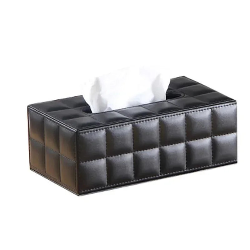 Afralia™ Desktop Tissue Box Holder: Elegant Paper Towel Storage Tray for Home and Office