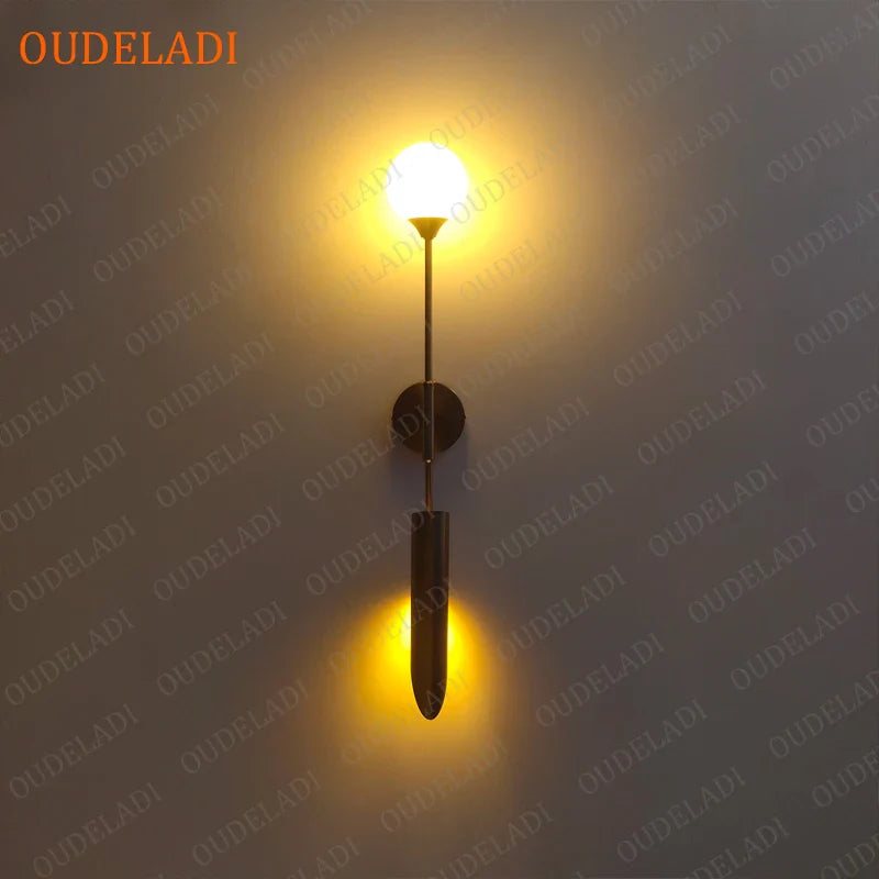 Afralia™ LED Wall Lamp for Living Room Stairs Loft Night Table Home Decor