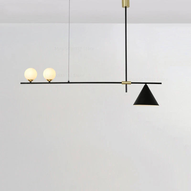 Afralia™ Nordic Minimal Pendant Lights for Living Room Kitchen LED Decor Fixtures