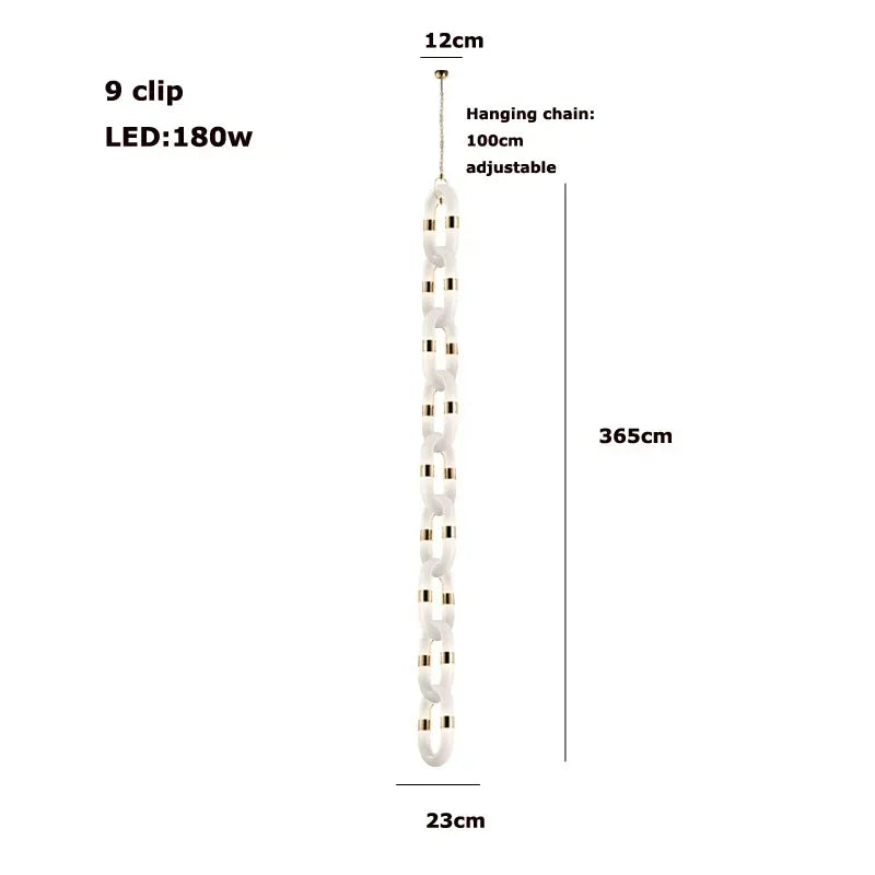 Afralia™ Crystal Gold Chain Chandelier Ceiling Lamp for Home Décor