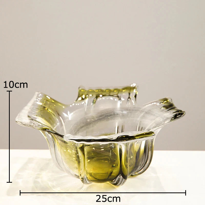 Afralia™ Green Glass Vase Hydroponics Plant Pots for Table Decoration and Floral Arrangement