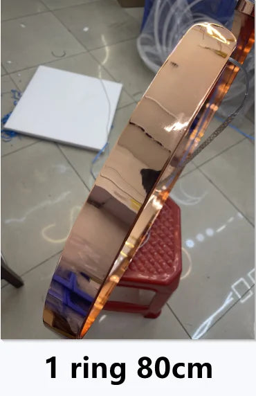 Afralia™ Nordic Ring LED Pendant Chandelier for Home Living Dining Kitchen Lighting