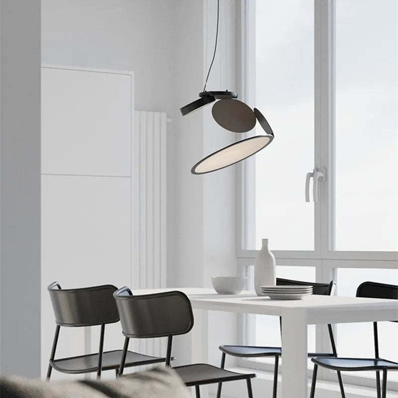 Afralia™ Round Pendant Light: Nordic Minimalist Restaurant Designer Art Bedside Lamp for Cafe Décor