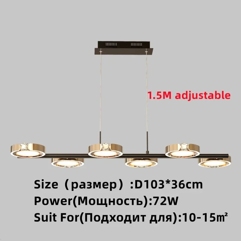 Afralia™ Gold Plated Chandelier with Remote Control, Crystals Decoration for Living Room