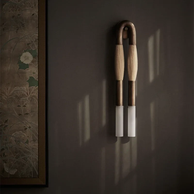 Afralia™ HORSEHAIR Wall Lamp Old Gold Silver Black Metal Cloth Light