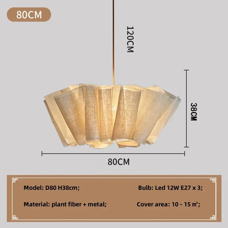 Afralia™ Nordic Creamy LED Pendant Light Chandelier for Bedroom Art Decor