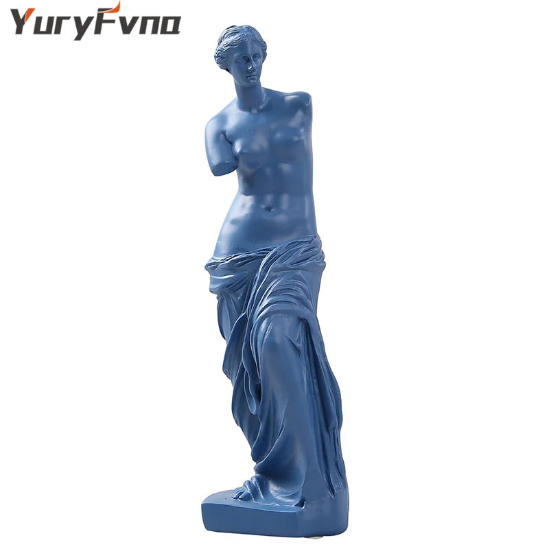 Afralia™ Venus de Milo Greek Figurine Sculpture Office Desk Decoration