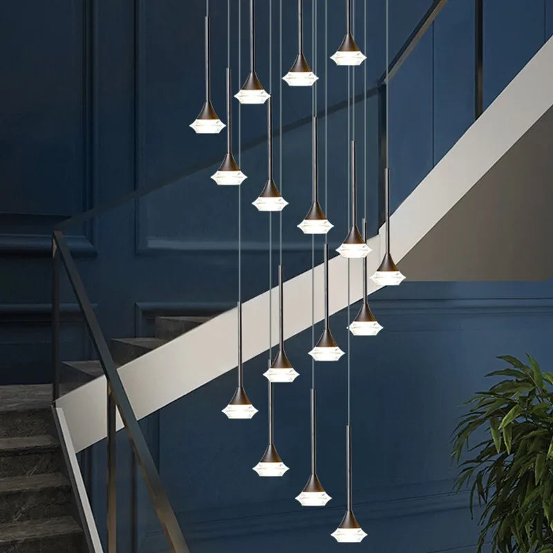 Afralia™ Deluxe Villa Chandelier for Living Room, Restaurant, Coffee Shop, Lobby, Exhibition Hall