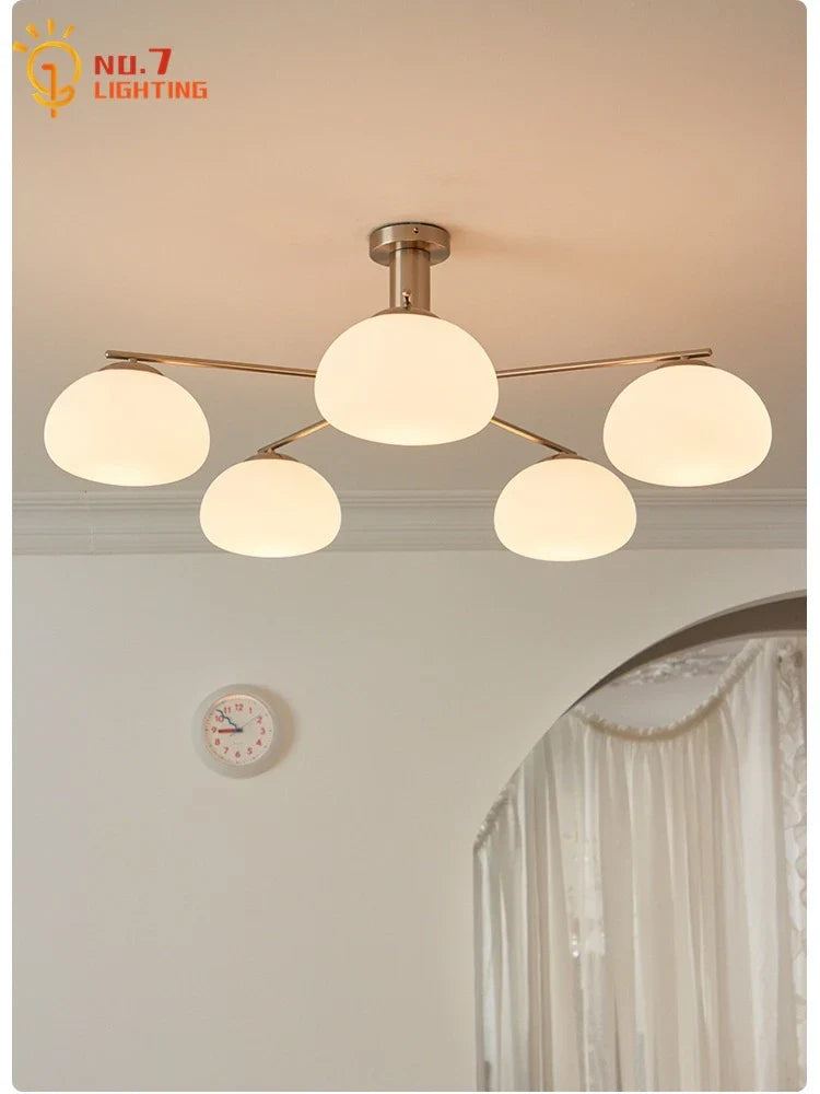 Afralia™ Persimmon Chandelier LED E27 Modern Nordic Design Living/Dining Room Light Fixtures