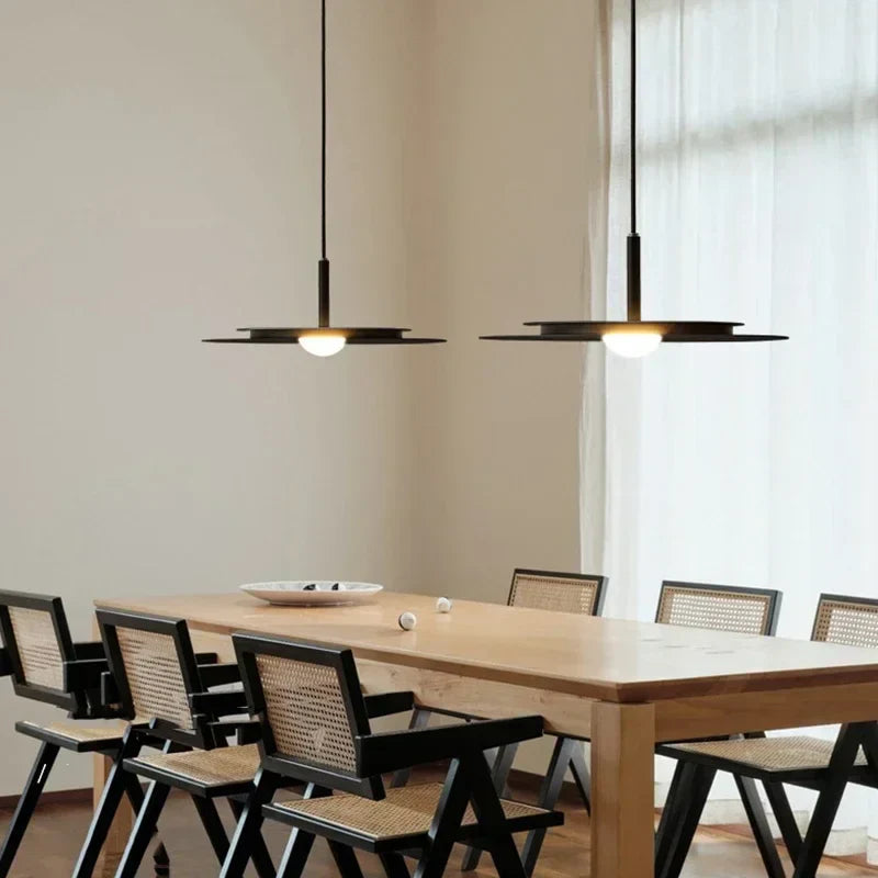 Afralia™ Flying Saucer LED Chandelier: Nordic Modern Kitchen Bedroom Decorative Lighting Lamp