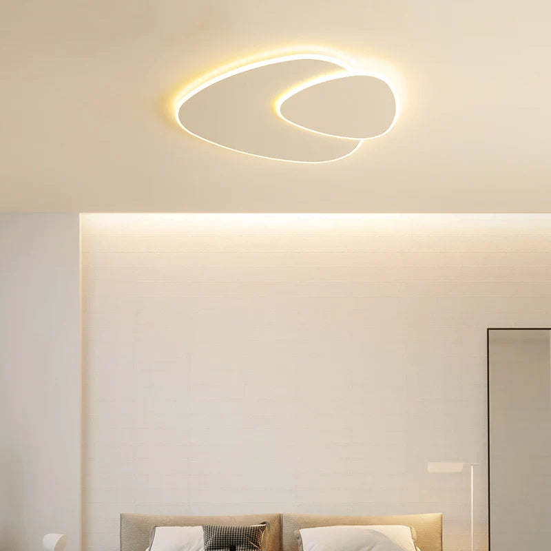 Afralia™ Ultra-Thin Modern Living Room Chandelier for Bedroom Dining Room - Remote Control Indoor Lighting