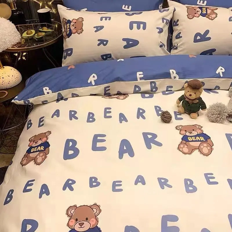 Afralia™ Nordic Mix Color Bedding Sets - Soft, Non-Fading Duvet Cover Set for Adults