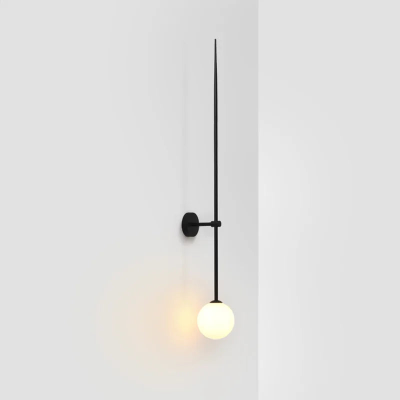 Afralia™ Glass Ball LED Wall Lights for Home Living Room Bedroom Bar Stairs Lighting