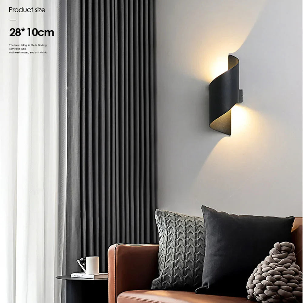 Afralia™ LED Acrylic Wall Light Shade for Bedroom Living Room Home décor