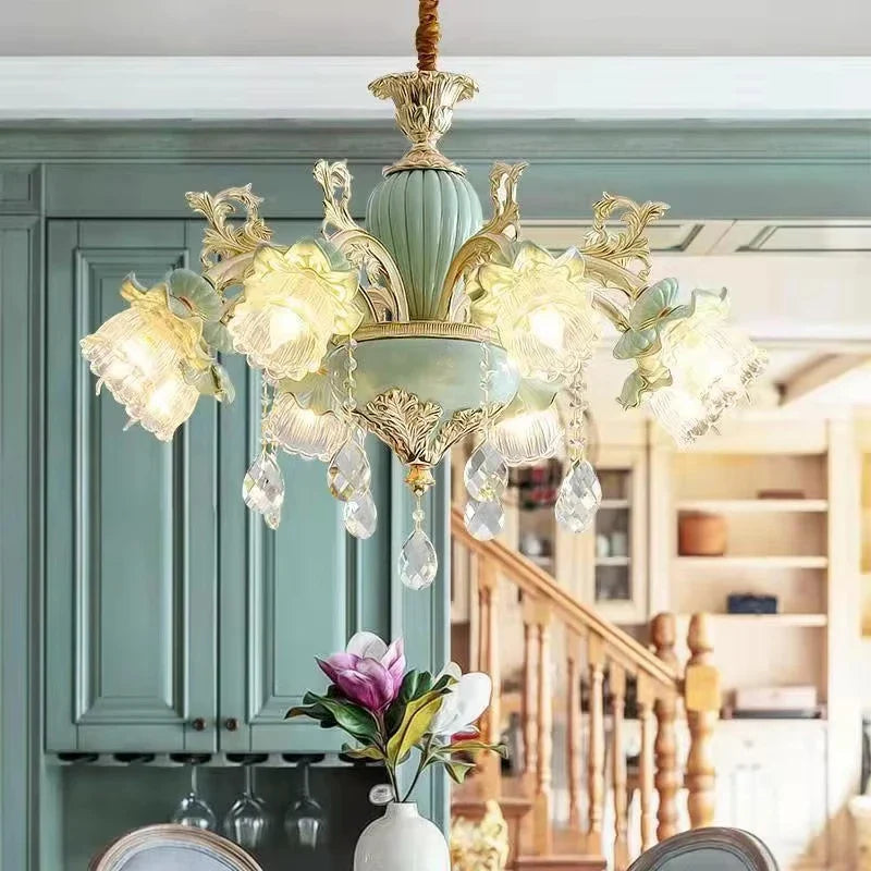 Afralia™ Crystal Chandelier: Modern Nordic Bedroom Living Room Lighting Home Decor