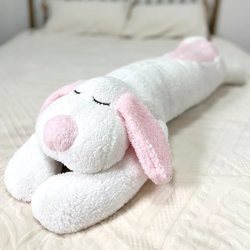 Afralia™ Paddy Dog Body Pillow for Side Sleeping Comfort and Pregnancy Support