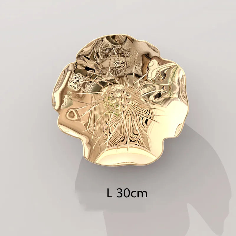 Afralia™ Carp Fish Lotus Leaf Gold Wall Pendant Chinese Bionics Home Decor