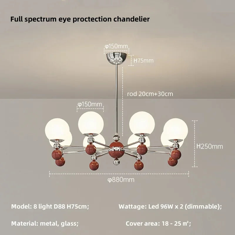 Afralia™ Modern Full Spectrum LED Pendant Hanging Light for Dining Room Decor
