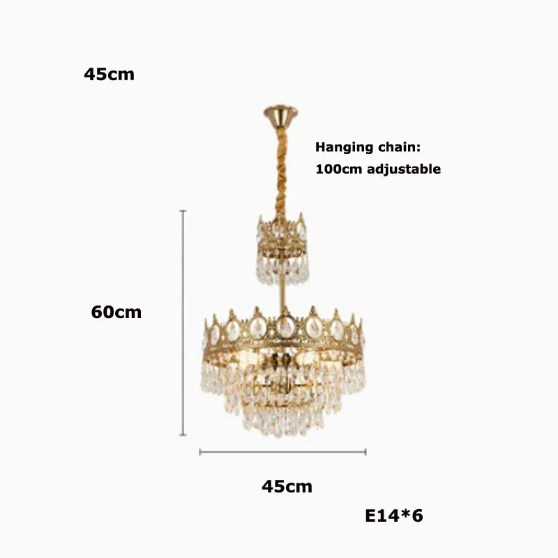 Afralia™ Crystal LED Pendant Light for Living Room