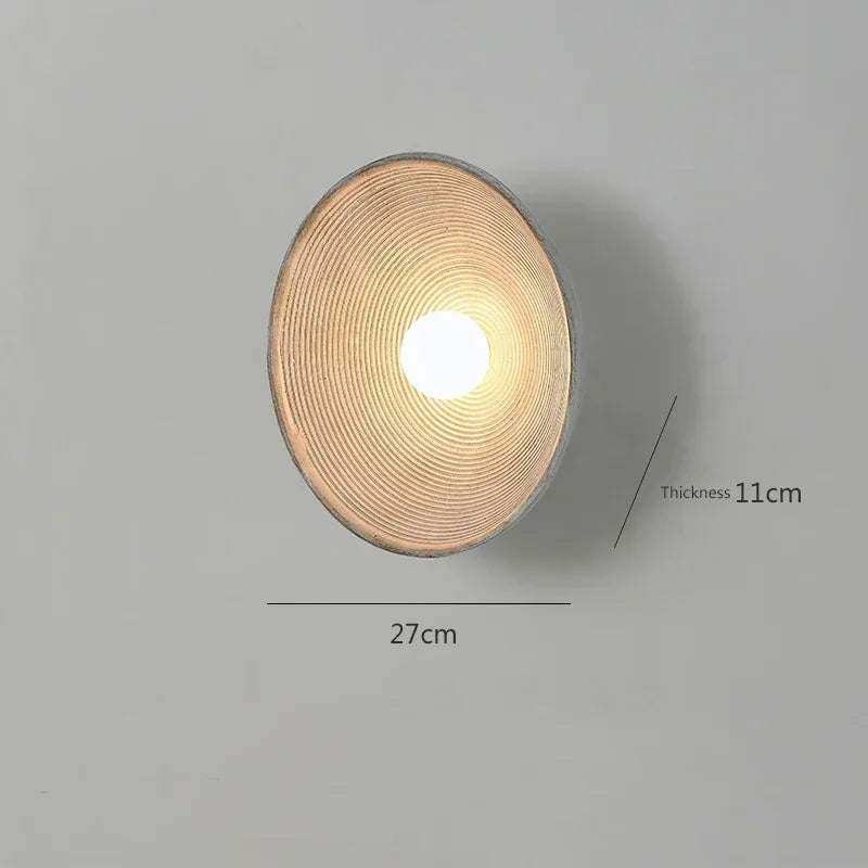 Afralia™ Retro LED Wall Lamp for Home Decor - Wabi Sabi Indoor Lighting