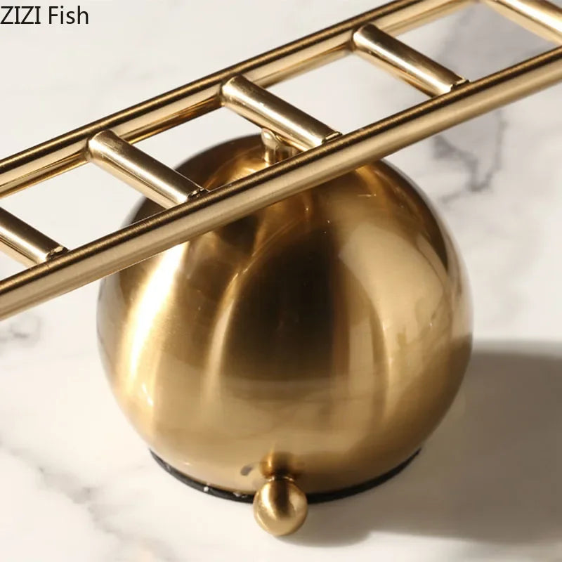 Afralia™ Thinker Figure Sculpture Alloy Desk Ornament Modern Home Decor