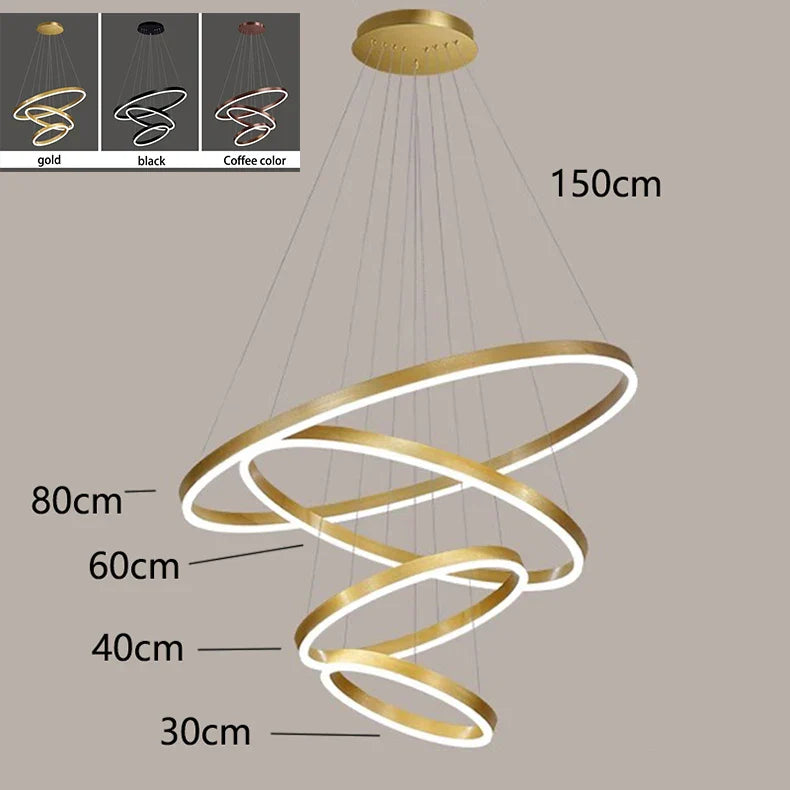 Afralia™ Nordic Stair Chandelier Living Room Pendant Lights Ceiling Light Indoor Lighting