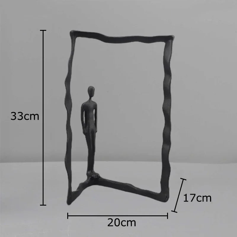 Afralia™ Modern Character Sculpture Abstract Crafts Desk Decoration Ornaments