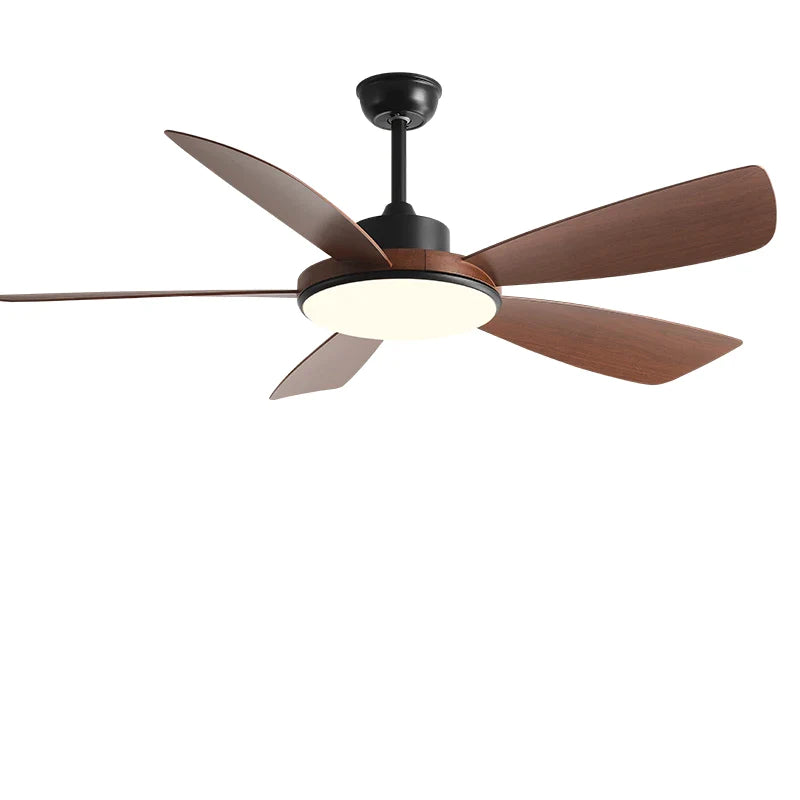 Afralia™ Modern DC Fan Light with Remote Control for Home and Restaurant